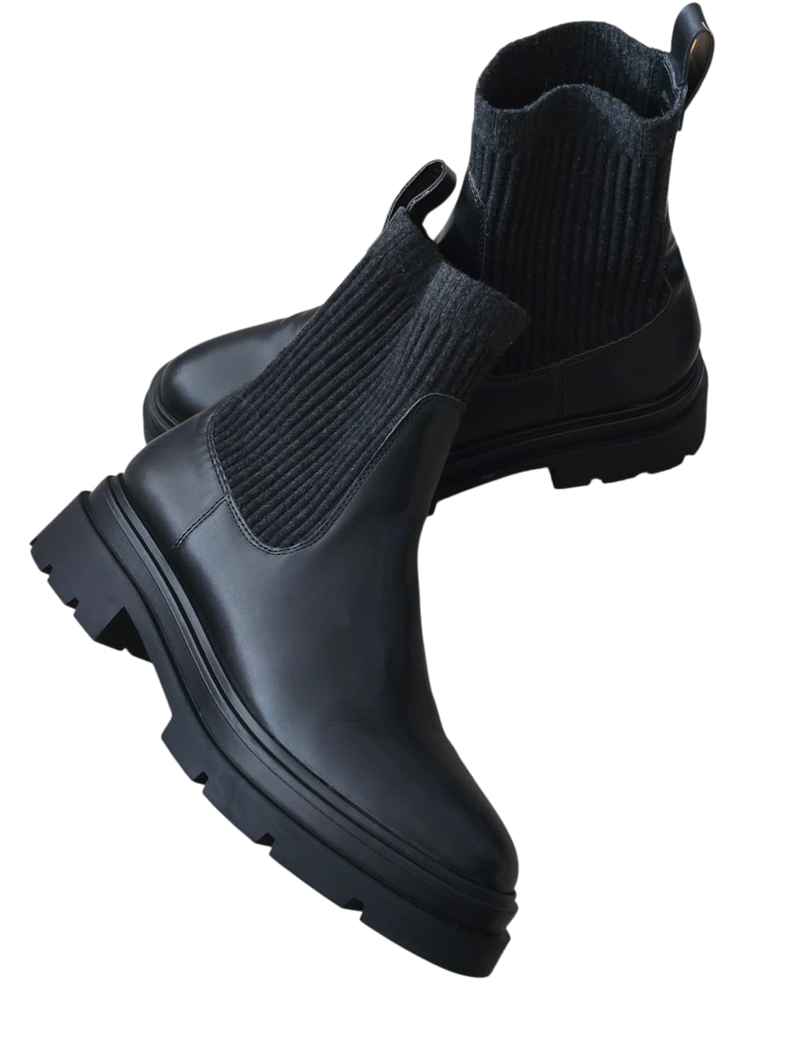 (240)자라 트랙솔 플랫 앵클 부츠 상품이미지7