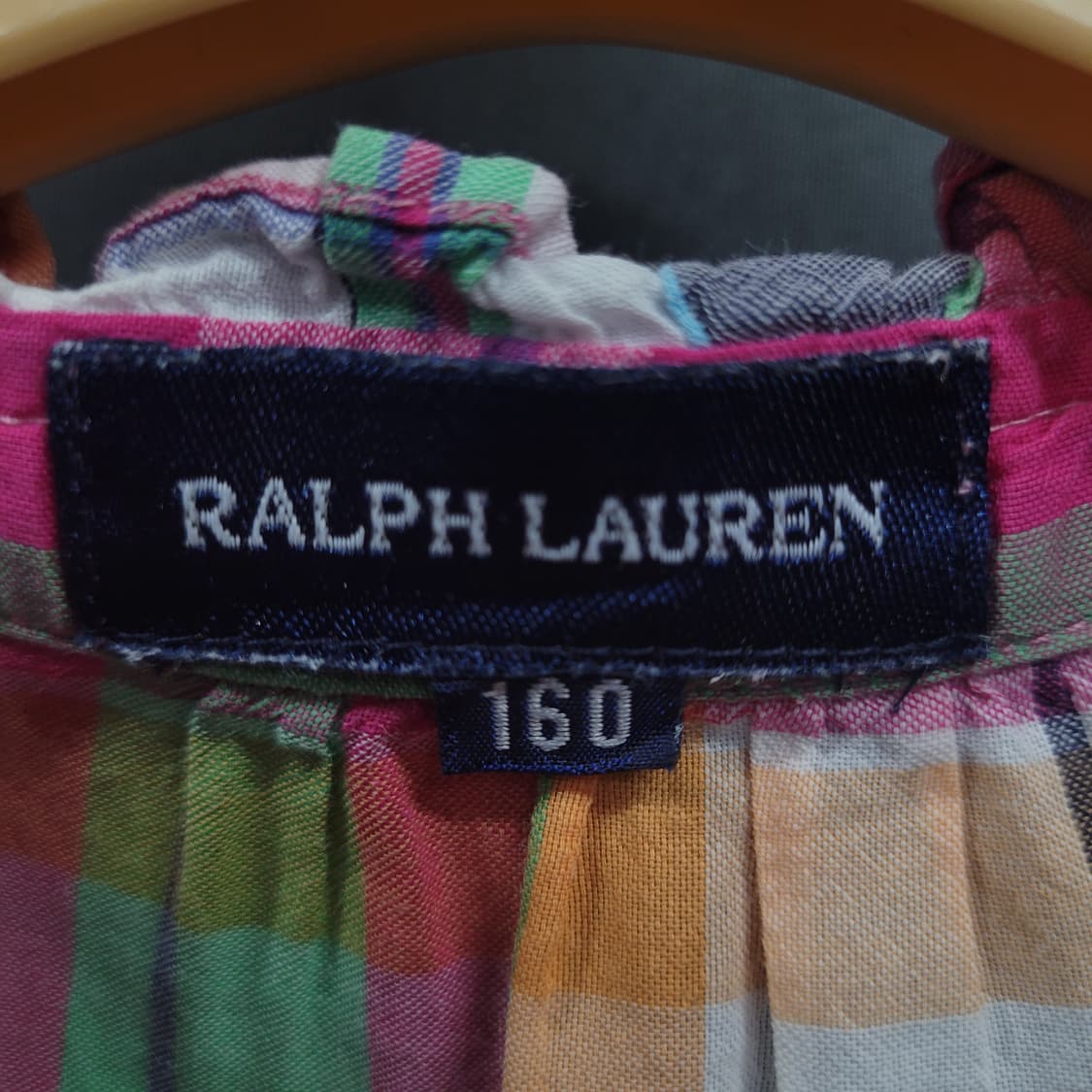 Ralph Lauren 랄프로렌 체크 프릴 자수로고 셔츠 상품이미지6