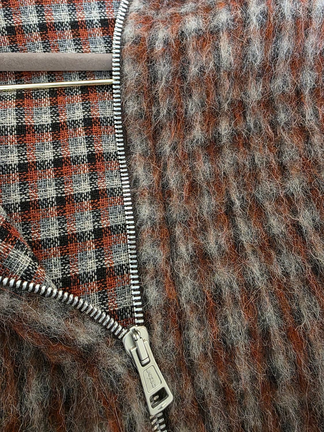 아워레가시 보스턴 체크 풀 집업 / 46 상품이미지4