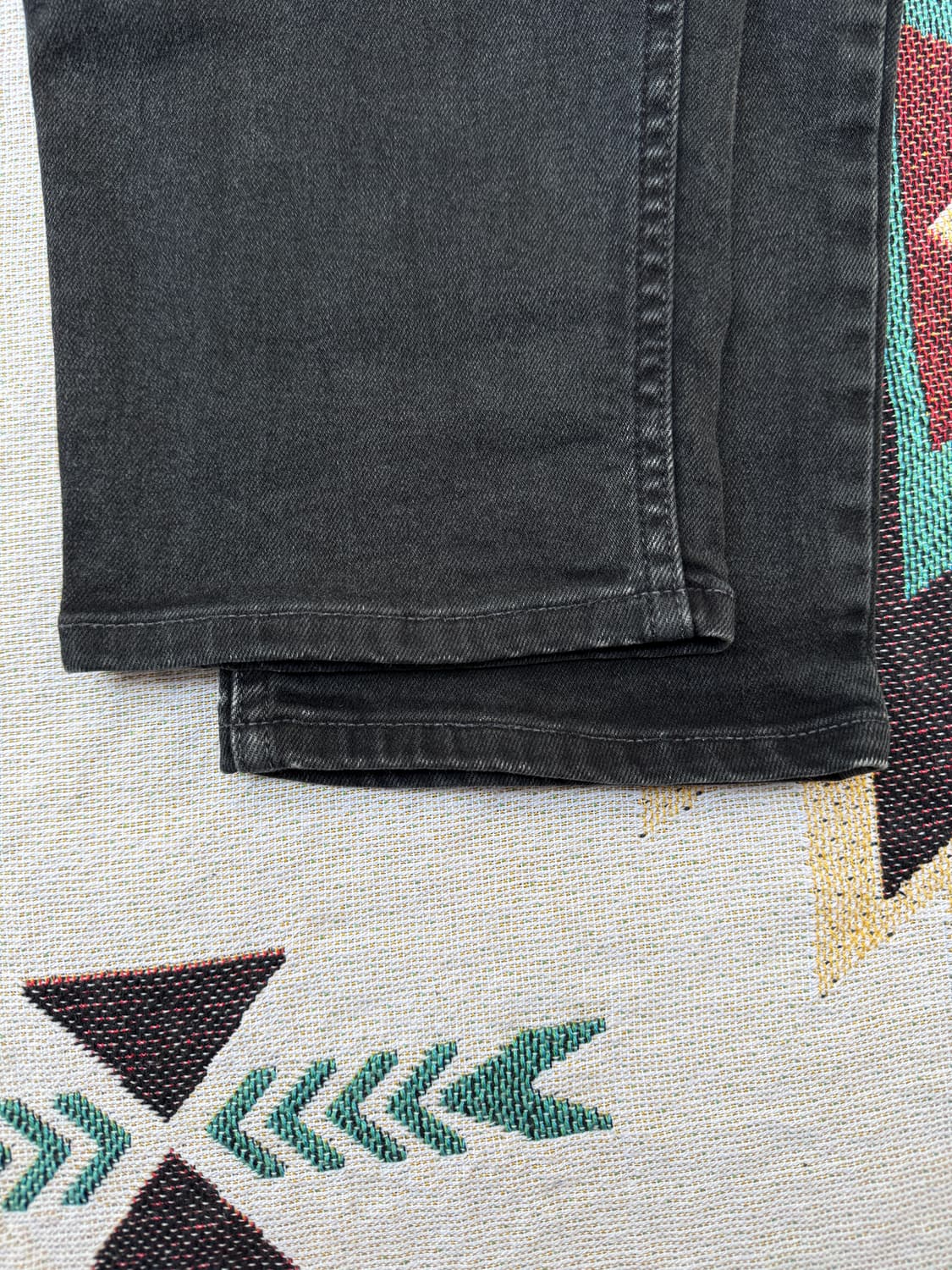 리바이스 512 흑청 36/32 지퍼플라이 상품이미지5