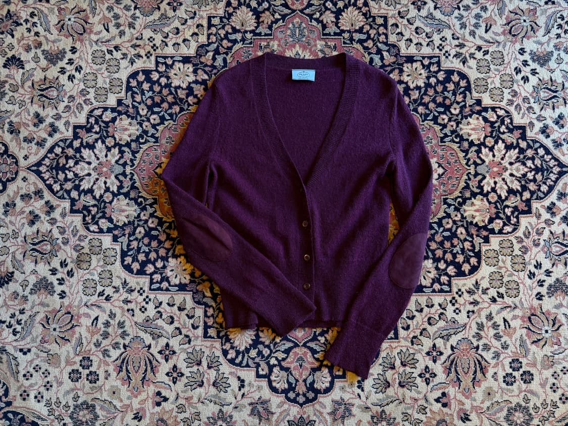 프라다 모헤어 가디건 66~77 상품이미지1