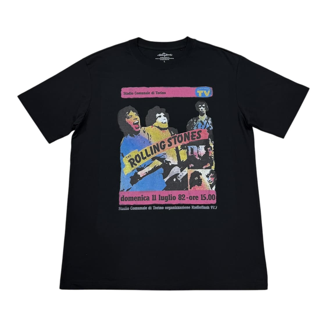 롤링스톤스 프린팅 반팔티 블랙 L 상품이미지1
