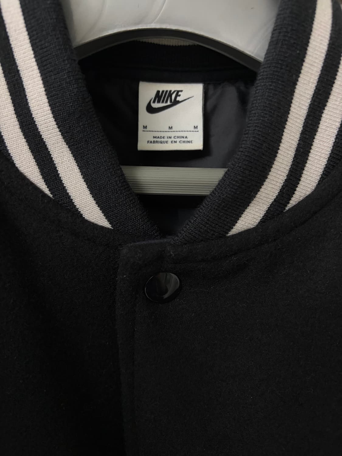 나이키 nsw 바시티 자켓 블랙 M 상품이미지2