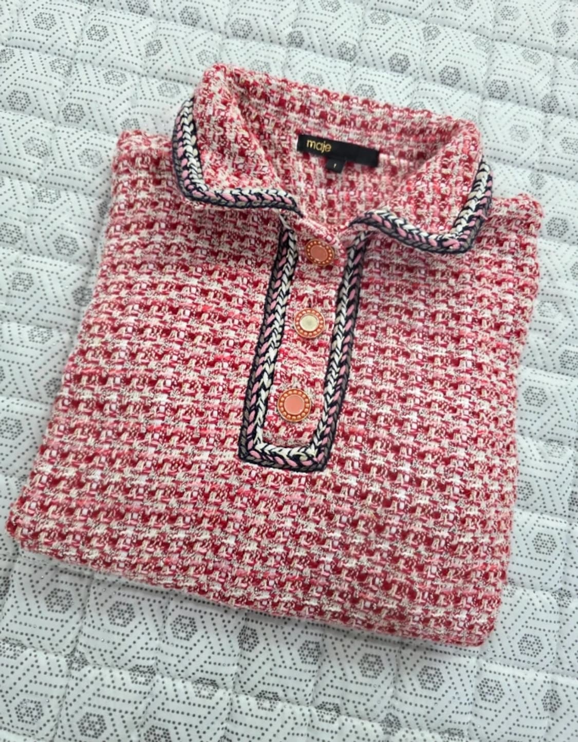 한섬 마쥬 트위드 니트 ~55 상품이미지5