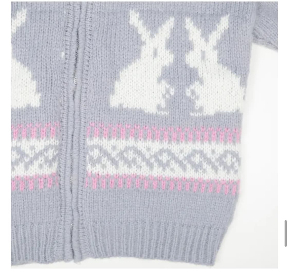 moon rabbit knit cardigan 상품이미지3