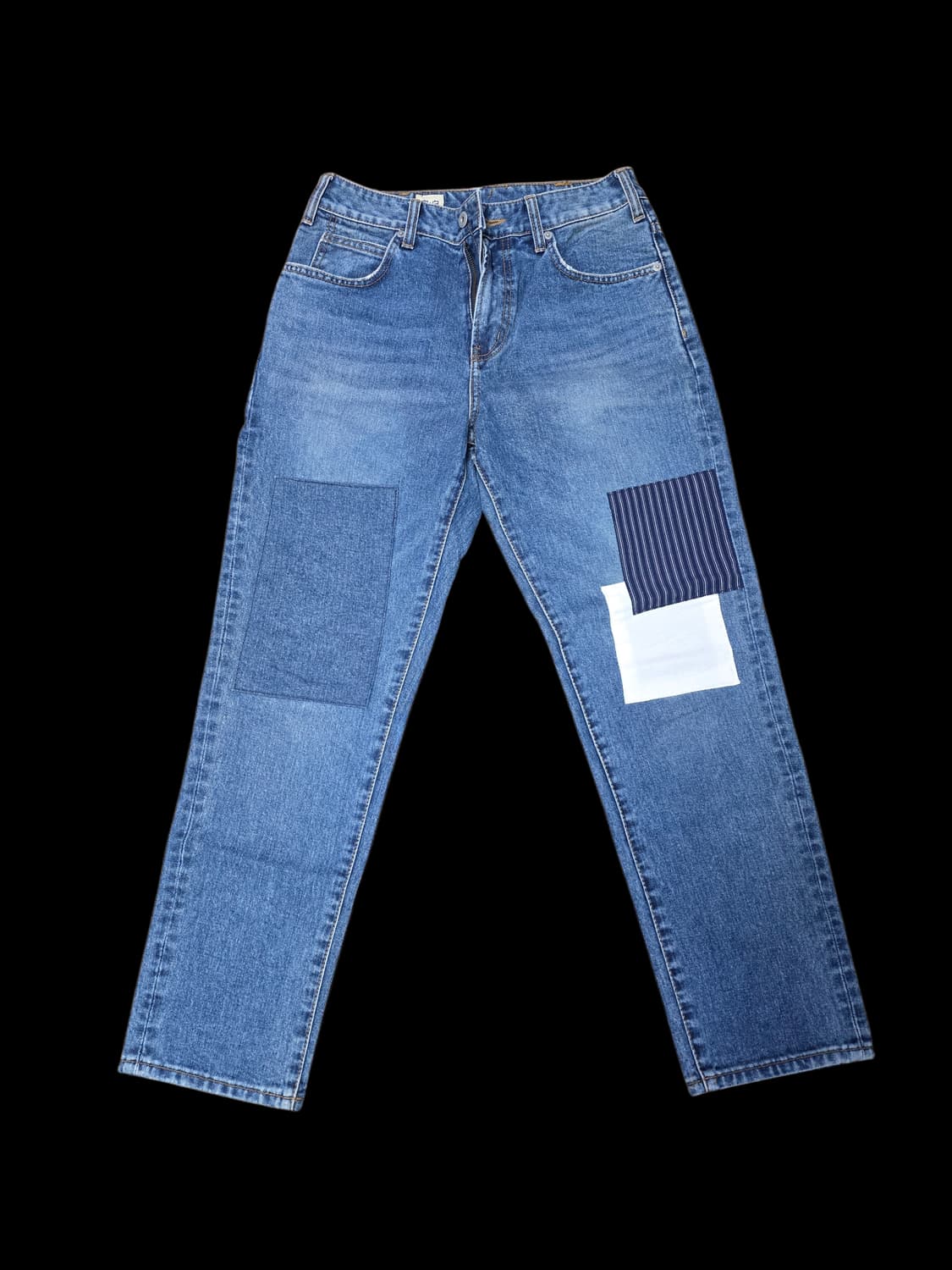 공백 패치 청바지 상품이미지1