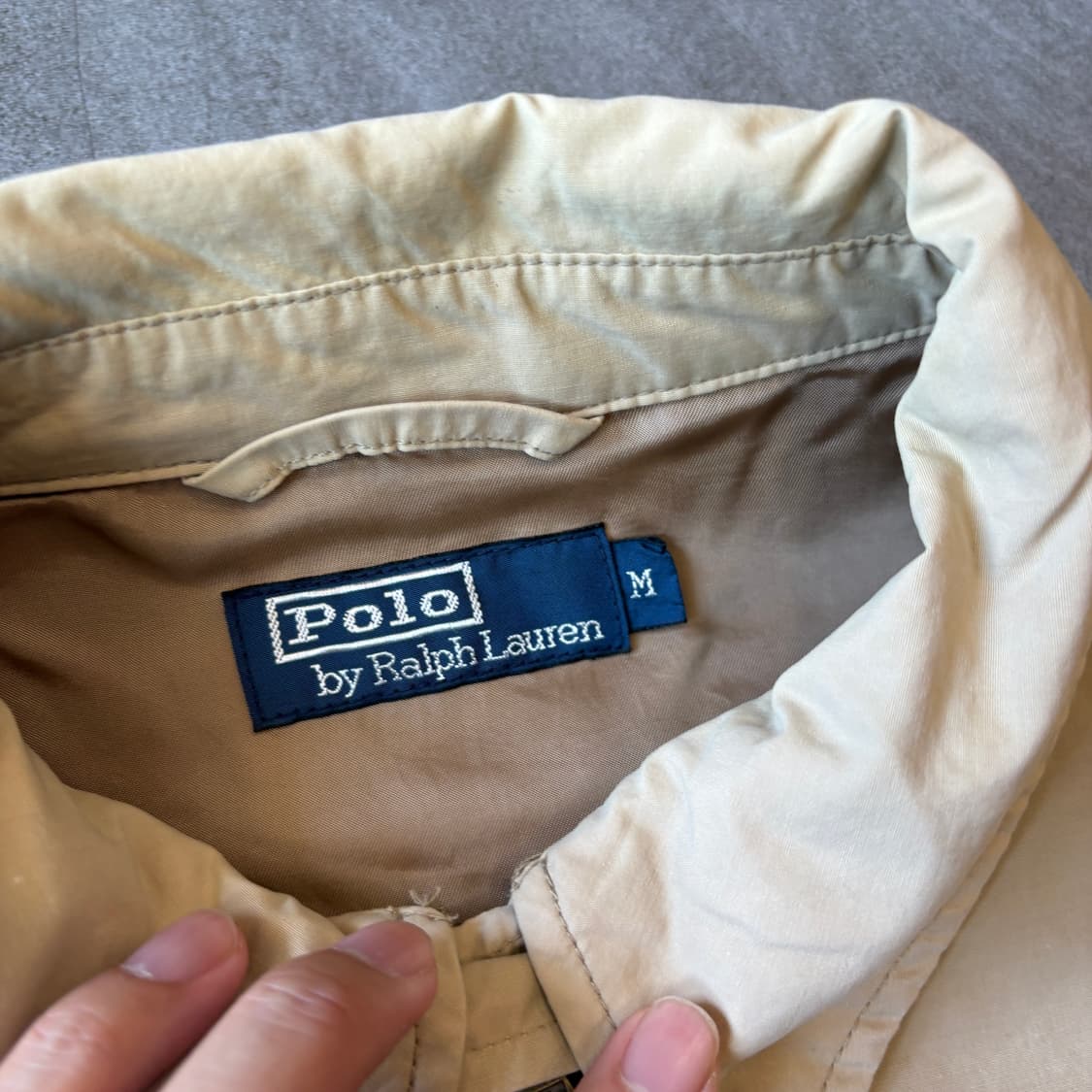 폴로 국내 두산 정품 베이지 베이포트 자켓 상품이미지5