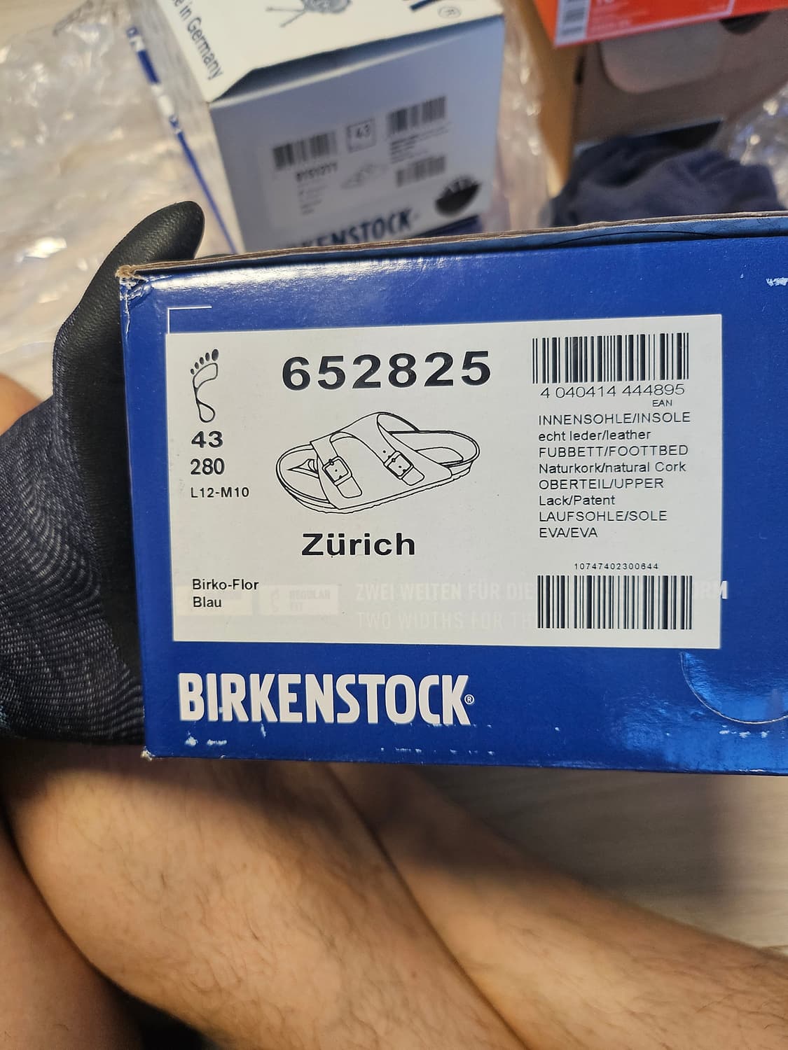 버켄스탁 Zurich 샌들 Blau 43사이즈 상품이미지1