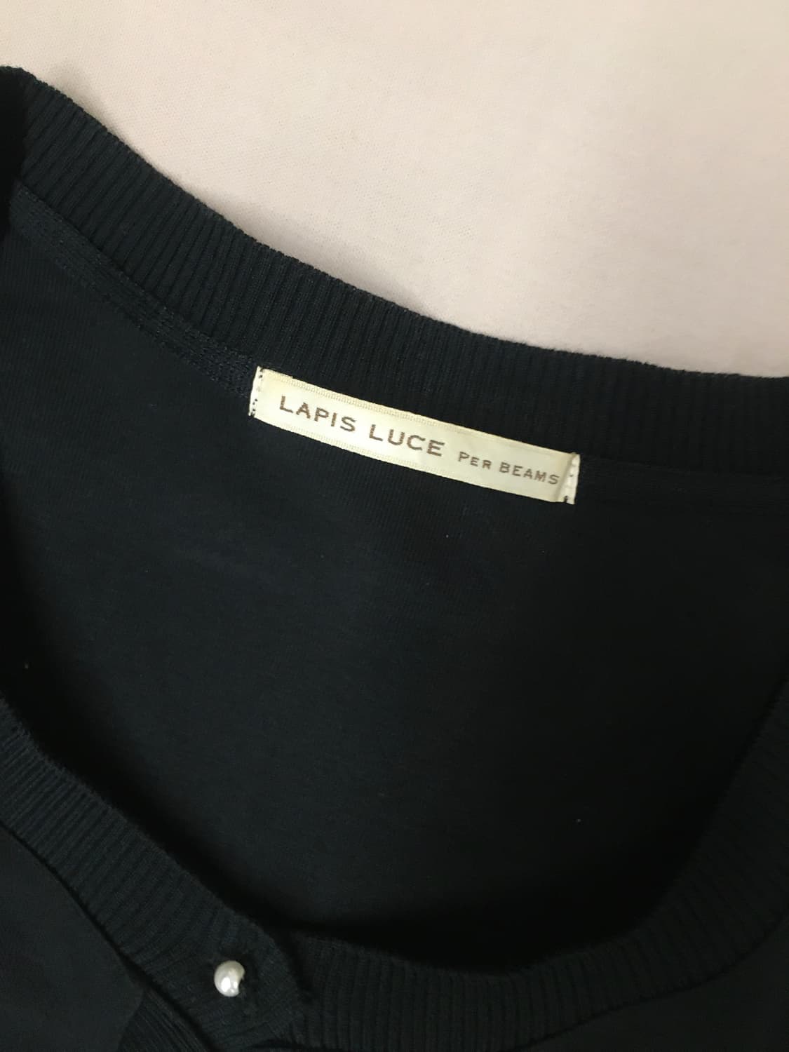 급처! 빔스 진주 단추 카라리스 가디건 상품이미지4