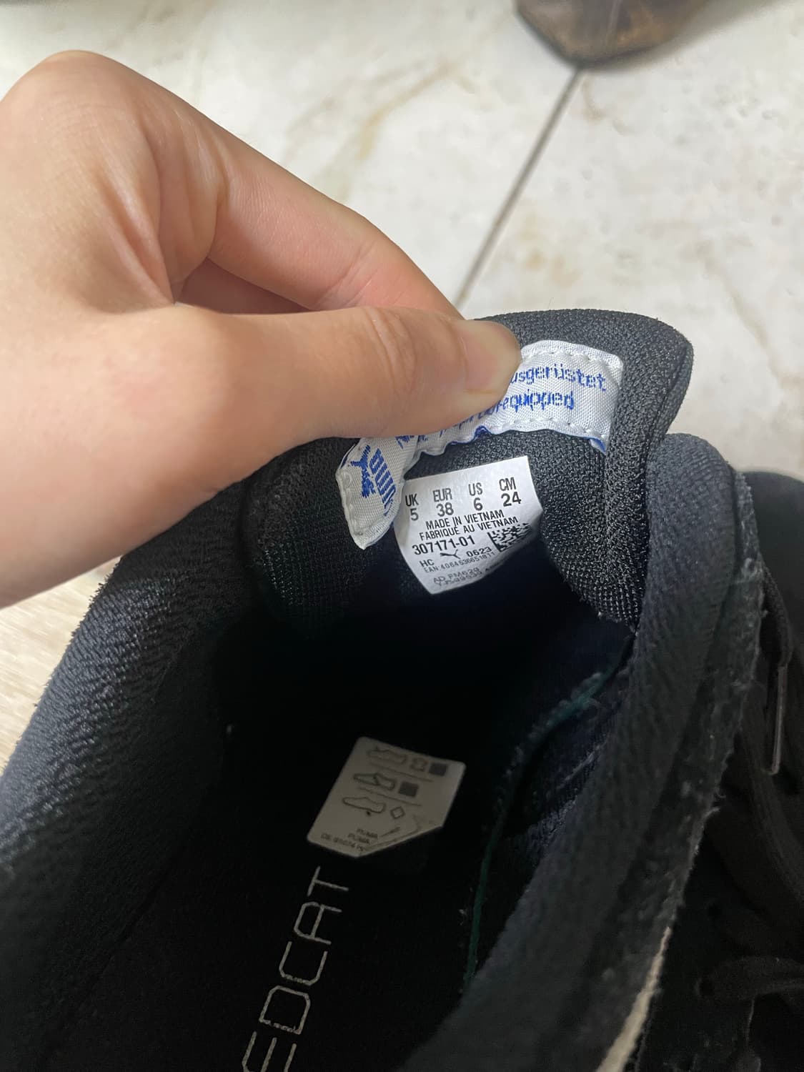 퓨마 스피드캣 OG 스파르코 240 블랙 상품이미지4