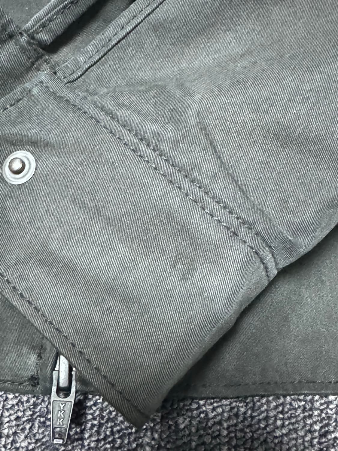 누마레 DOUBLE ZIP HARRINGTON JACKET BLACK 상품이미지4