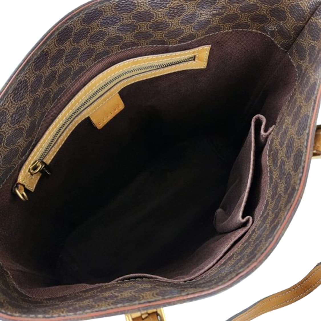 정품 셀린느 마카담 브라운 토트/숄더백 올드셀린느 상품이미지10