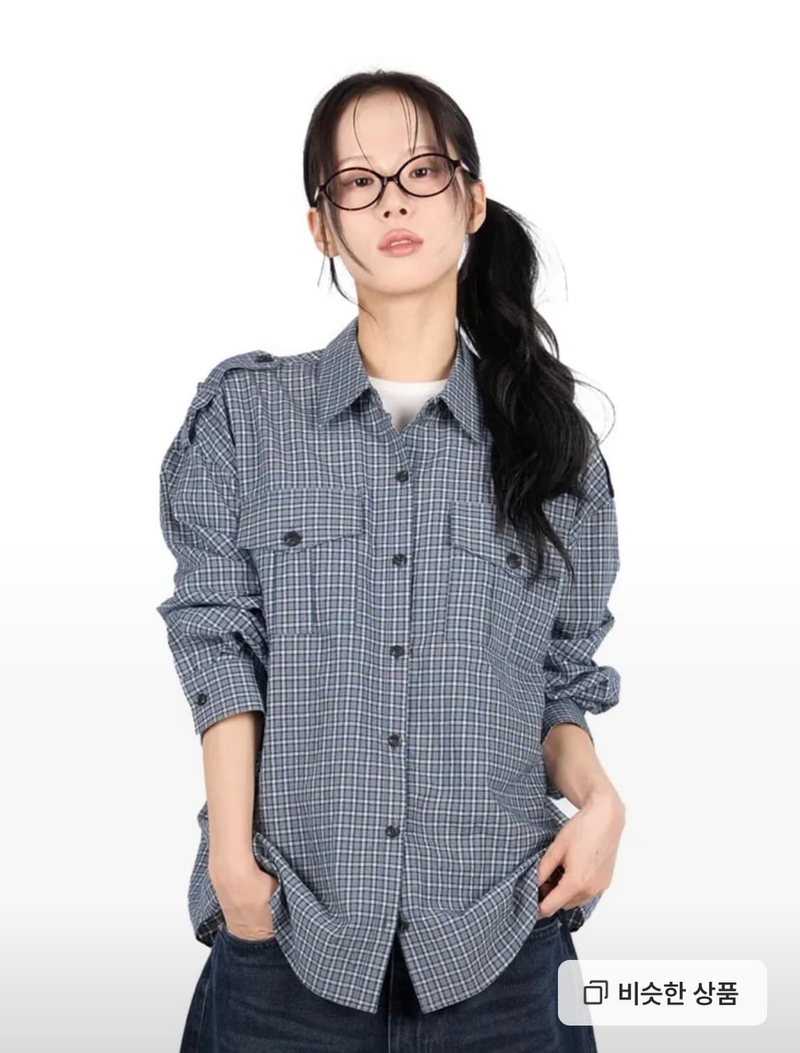 릿킴 GRID CADET SHIRT 상품이미지1