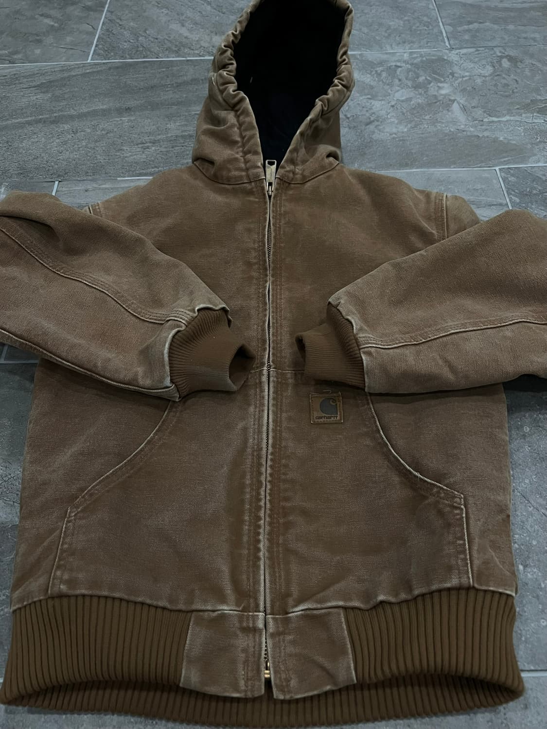 (L) 칼하트 후드 덕 액티브 보이즈 자켓 YYJ130 BRN 브라운 상품이미지6