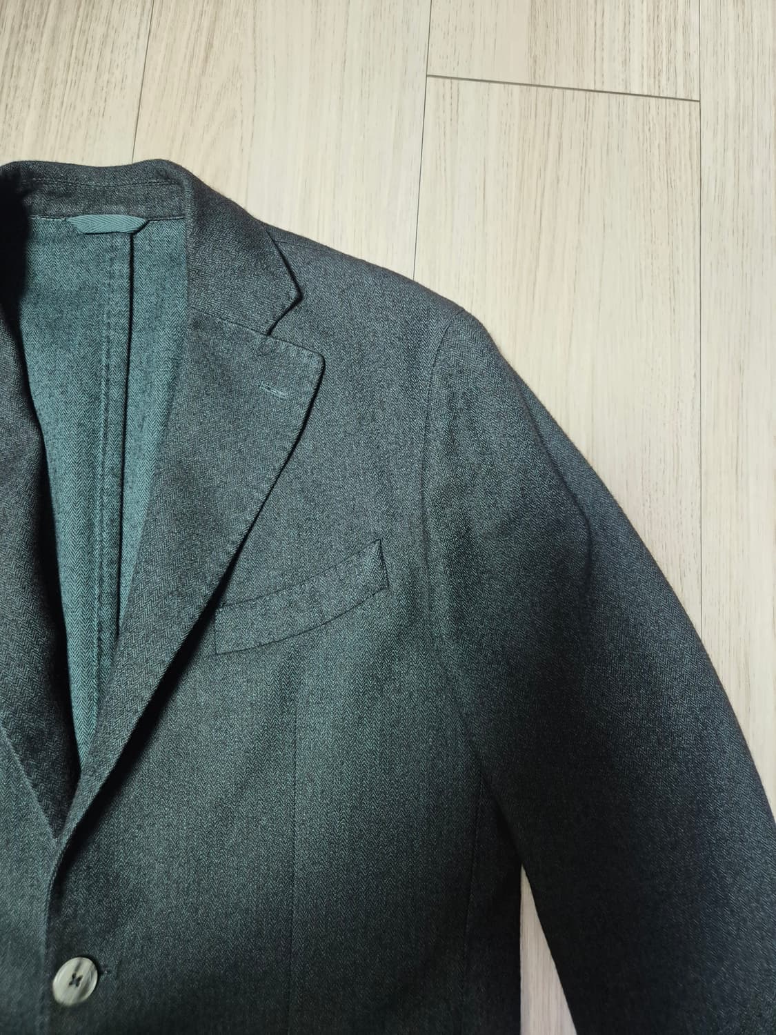 루비암 다크그린 울코튼 자켓 size 100 상품이미지2