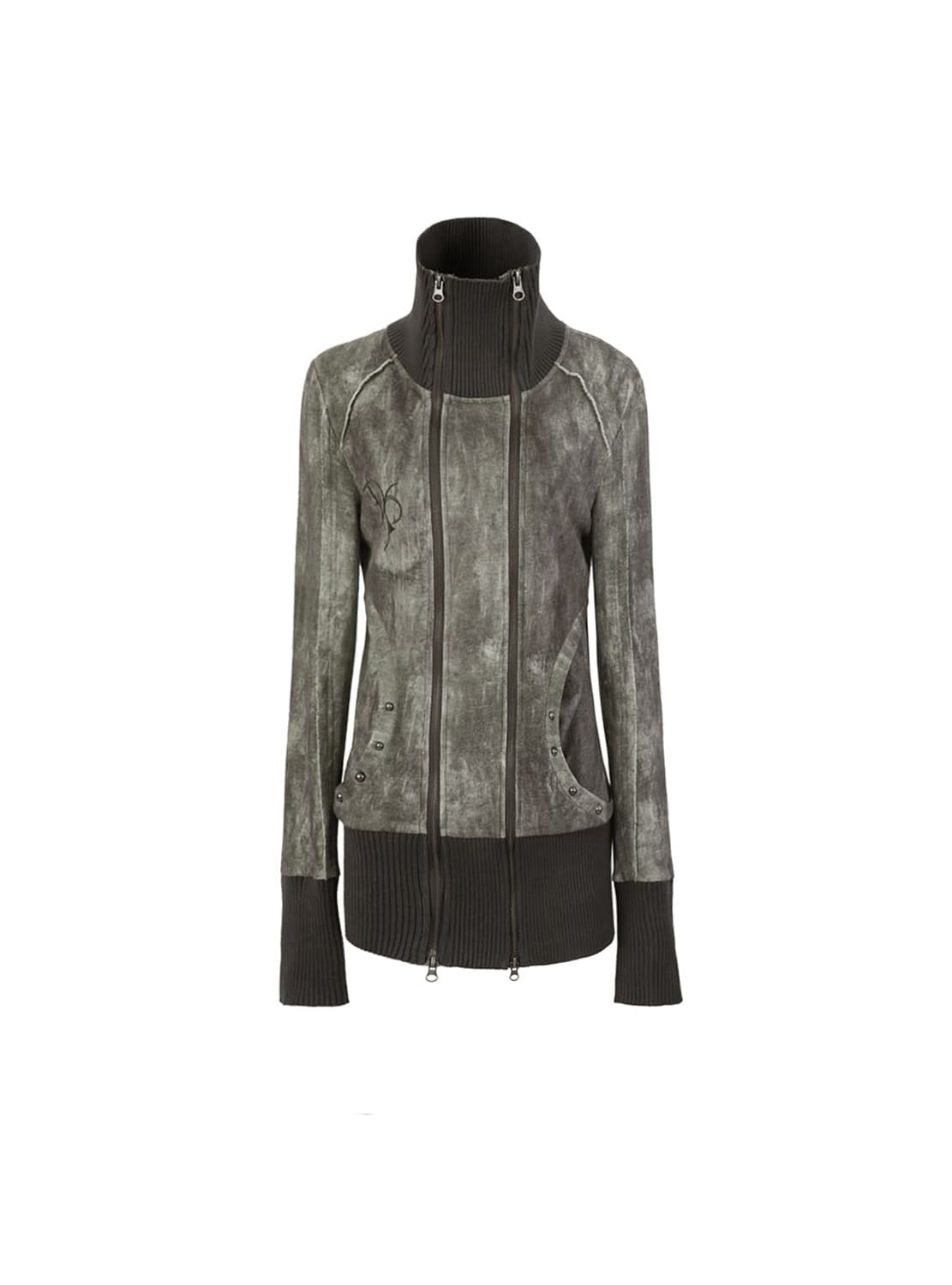 Double punch punck split zipper sweat 상품이미지2