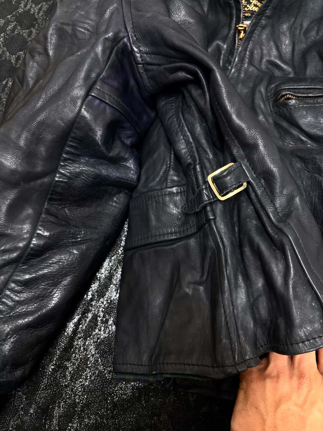 “America Vintage” Biker Crop Real Leathe 상품이미지8