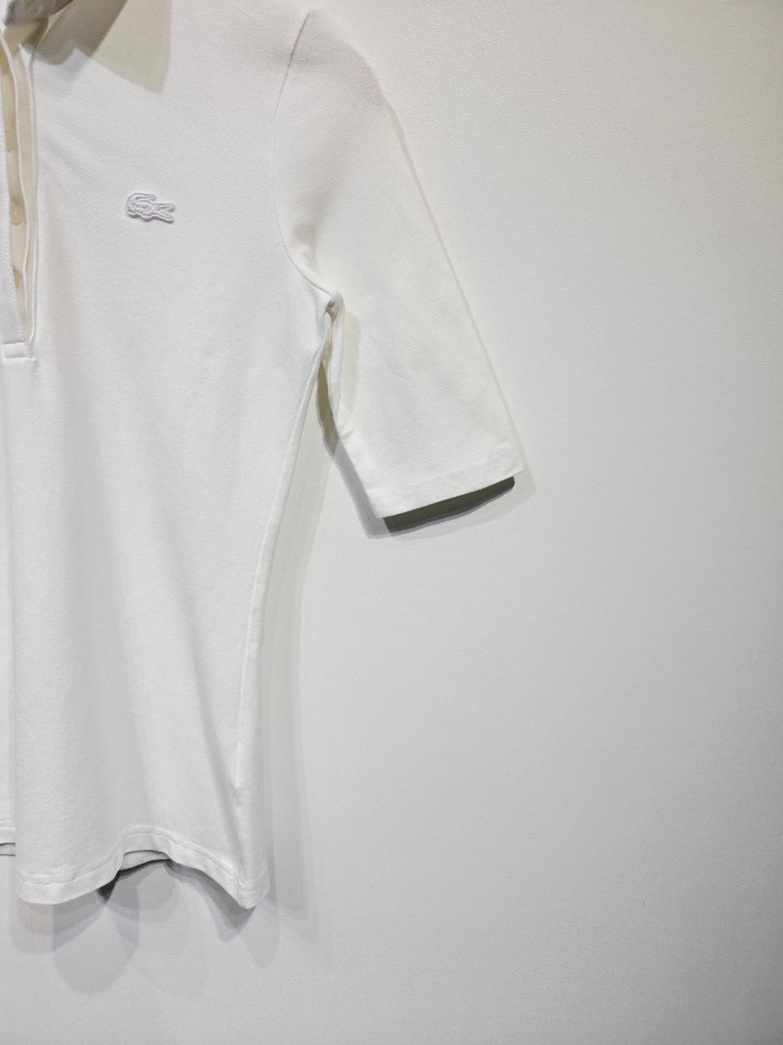 LACOSTE 라코스테 우먼스 히든버튼 스트레치 카라티 상품이미지5