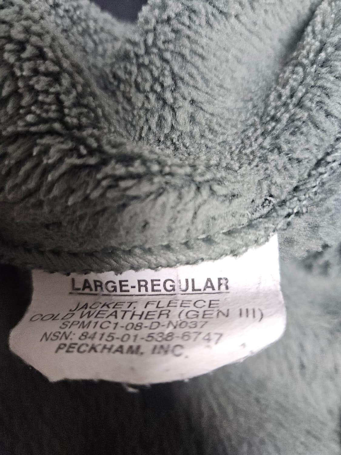 미군 젠3 플리스 자켓 L/R 상품이미지3