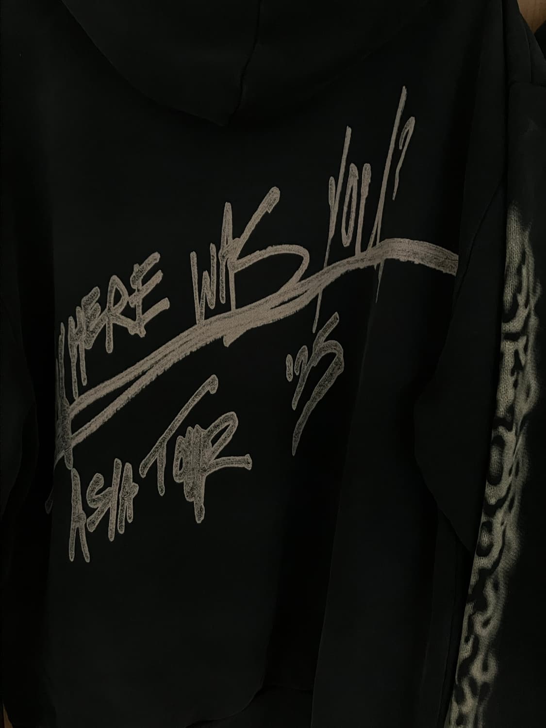 Travis scott black spray hoodie 상품이미지2