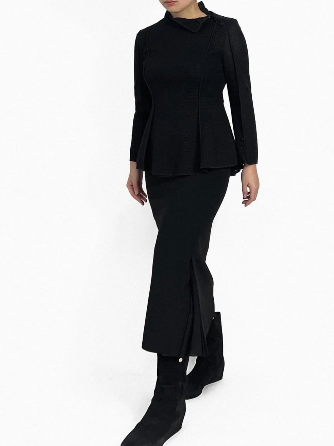 vintage waffle blouse 상품이미지5