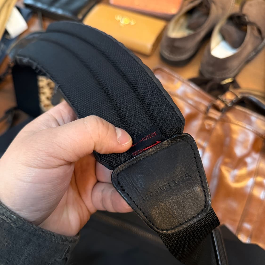 포터 러기드 라벨 하드 나일론 크로스백 페이딩 상품이미지4