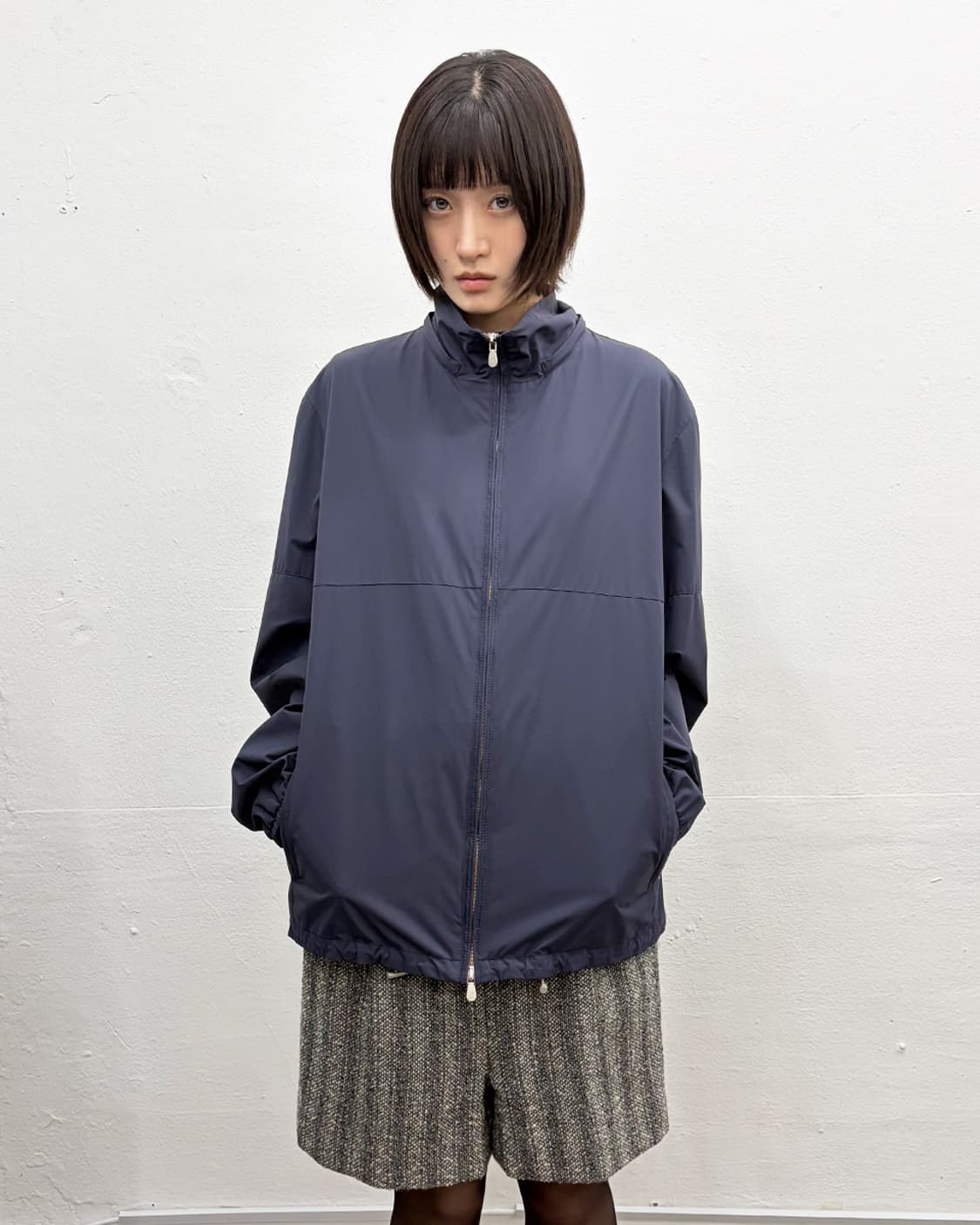 브루넬로 쿠치넬리 나일론 집업 블루종 상품이미지1