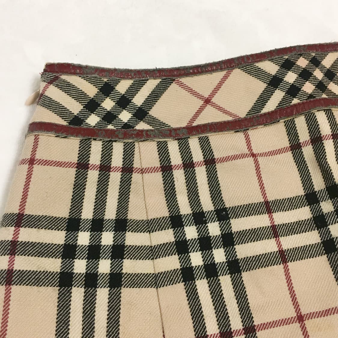 버버리 블루라벨 체크 미디스커트 36 상품이미지5