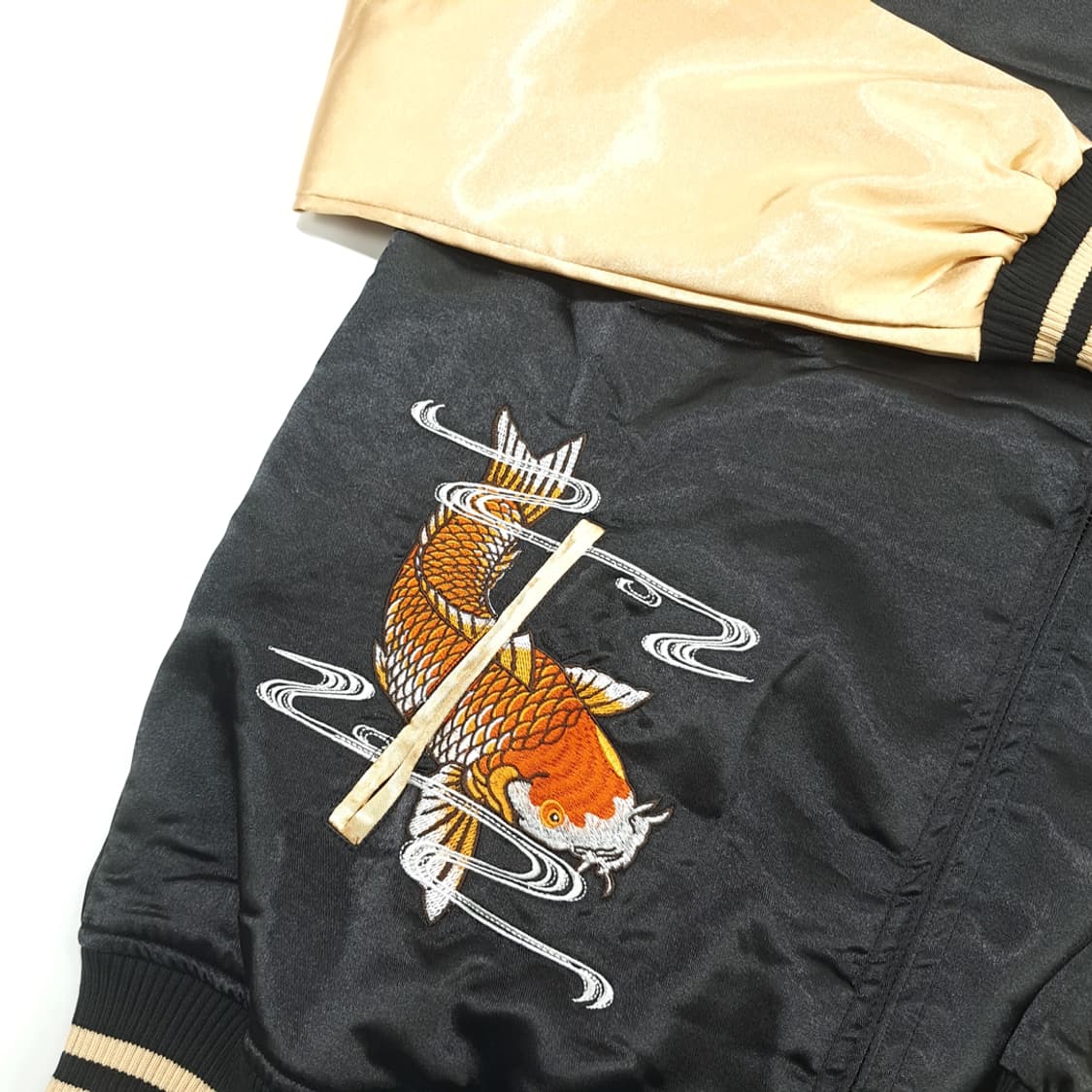 Co887 XL ROGUE 골드 블랙 잉어 스카잔 자켓 상품이미지3