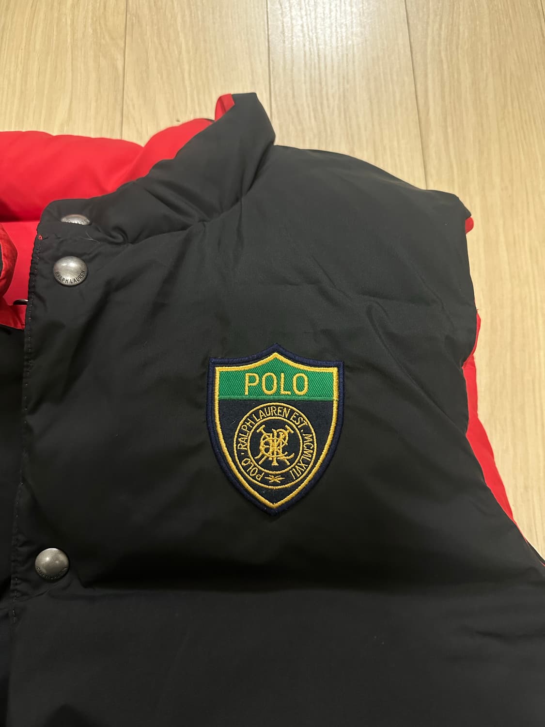 레어템) 폴로 리버시블 양면 다운조끼 95 상품이미지5