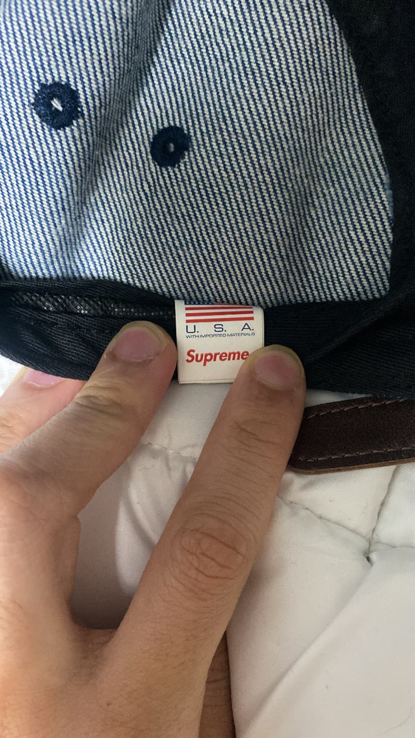 슈프림 데님 볼캡 상품이미지3