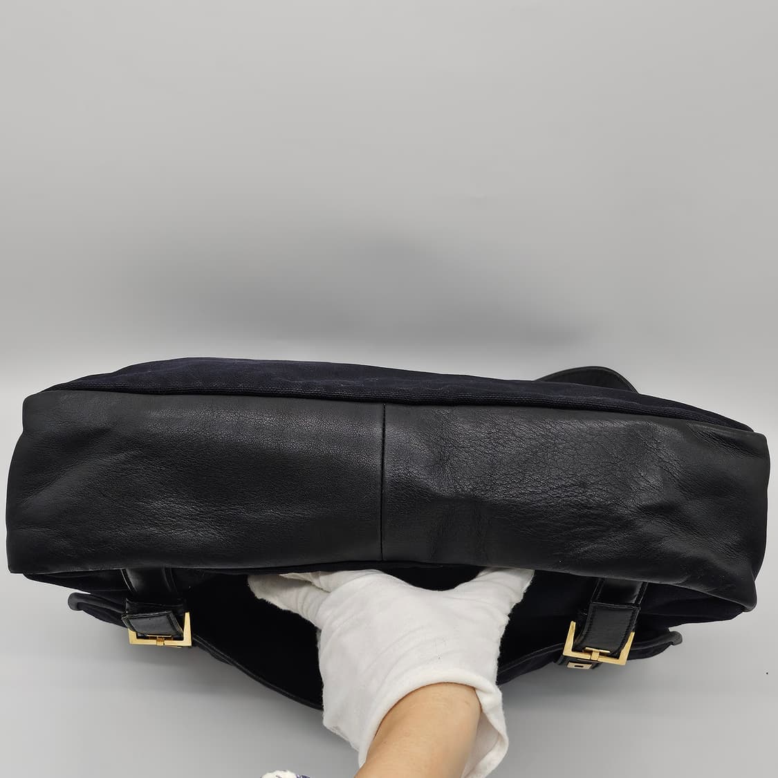 정품 입생로랑 빈티지 캔버스 메신저백 상품이미지6