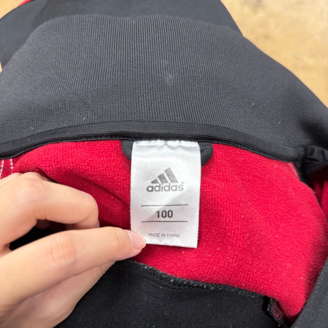 아디다스 버건디 블랙 스트라이프 독일 져지 100 상품이미지5