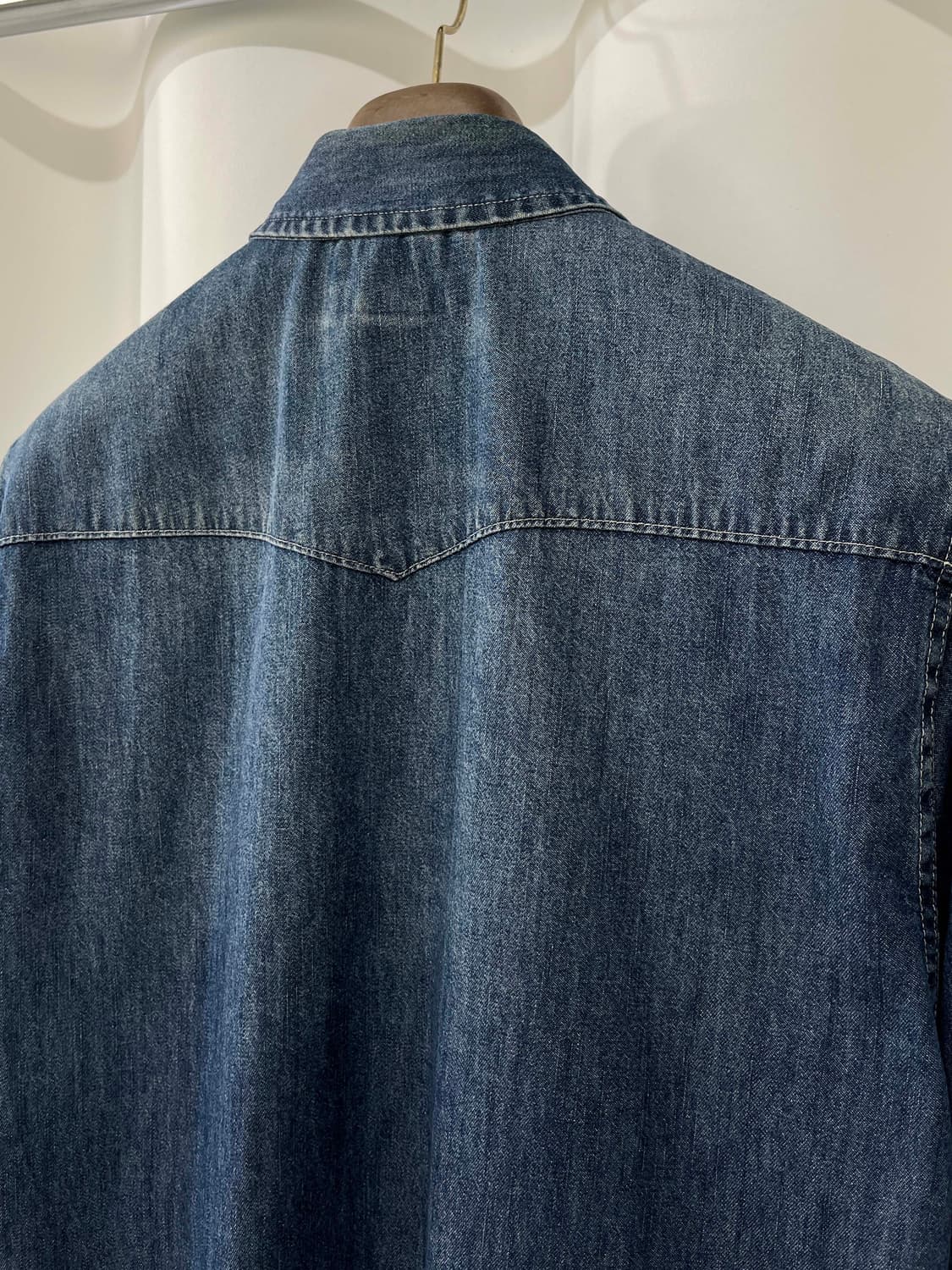 폴로 랄프로렌 콘초 사우스웨스턴 워시드 데님 웨스턴 셔츠 상품이미지7