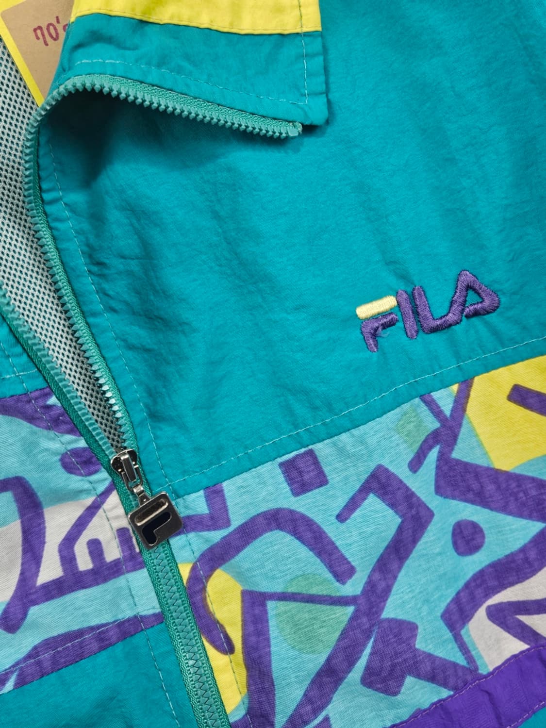 7~80's ITALY FILA 올드스쿨 바람막이 자켓 (L)/11604 상품이미지8