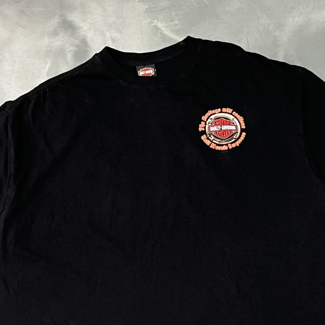  할리데이비슨 스컬 프린팅 반팔티 y15700 상품이미지3