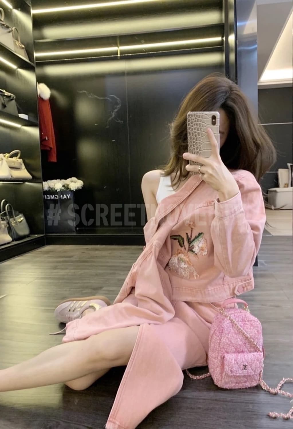 샤넬뷰티 트위드 미니백팩 핑크 기프트 백 상품이미지4