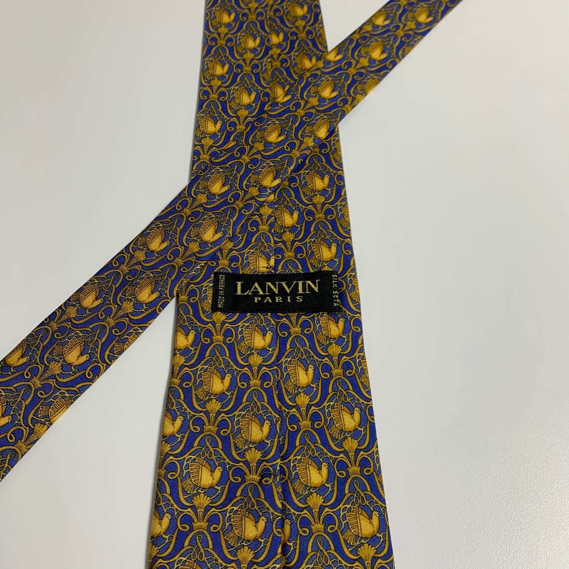 랑방(LANVIN) 기하학적패턴 명품넥타이 최상급 A+등급 9cm 상품이미지5