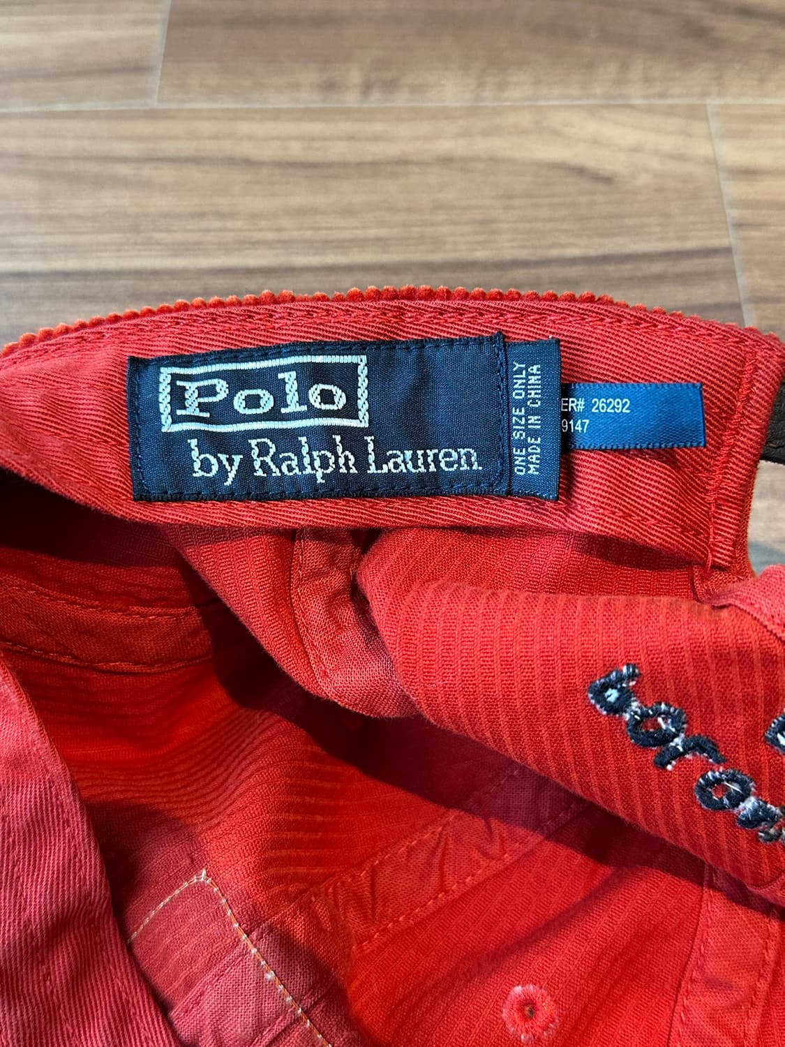 폴로컨트리 90s 코듀로이 오렌지 볼캡 상품이미지7