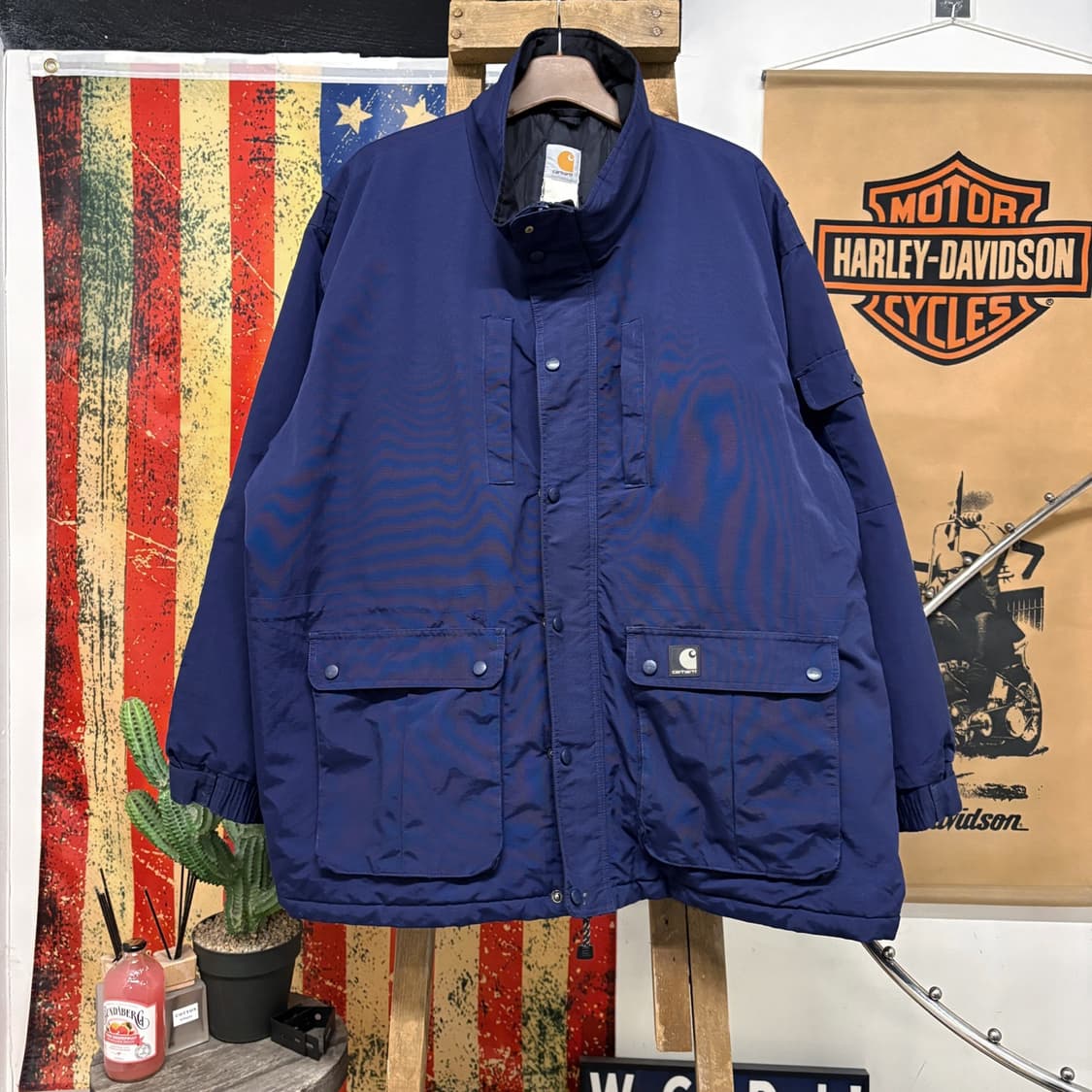 90s 칼하트 푸퍼 퀼티드 라이닝 마운틴 파카 자켓 N70 상품이미지1