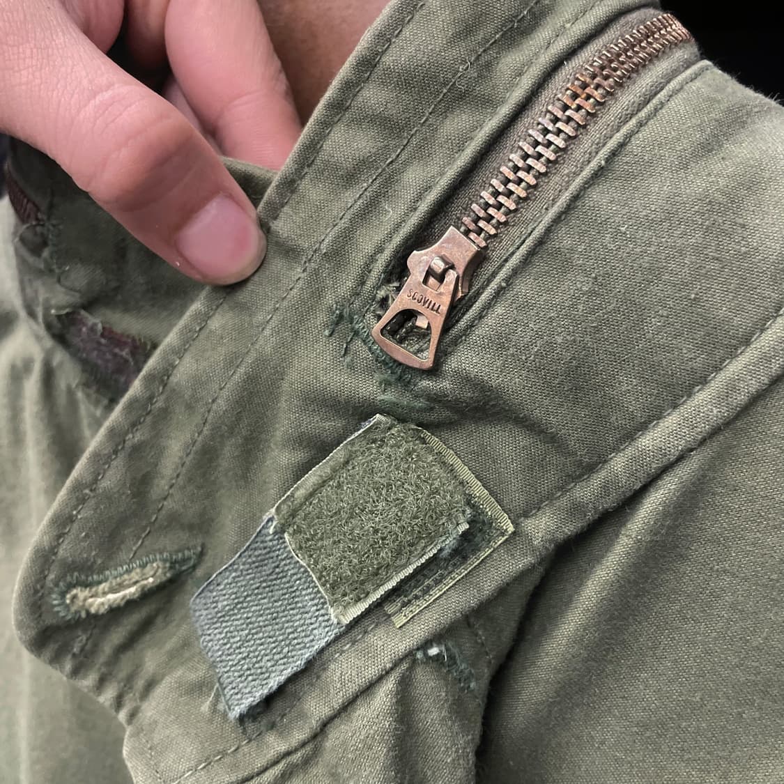 70s 알파인더스트리 M-65 필드자켓 오리지널 밀리터리 야상 N353 상품이미지3