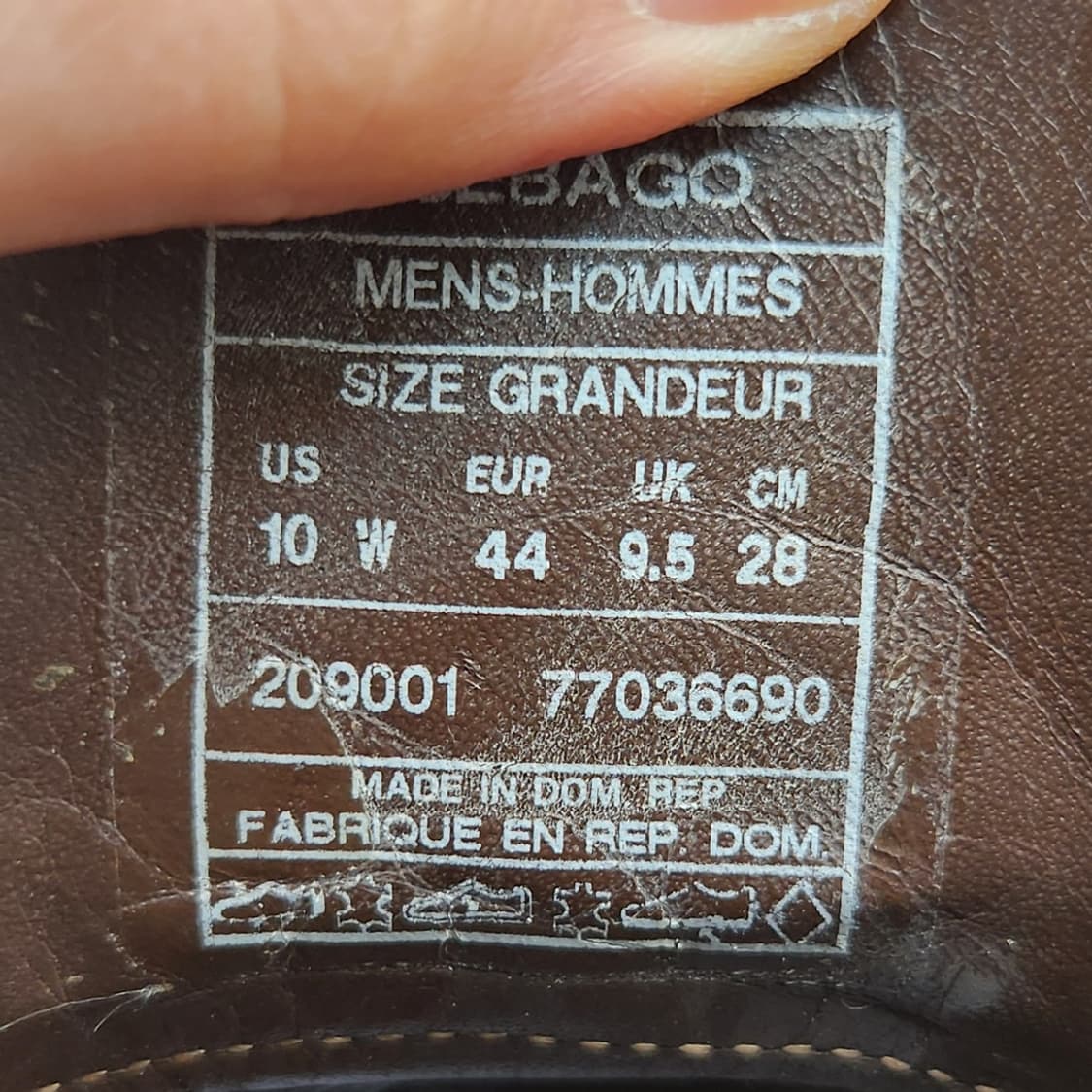 세바고 천연가죽  남성 부츠 280 상품이미지6