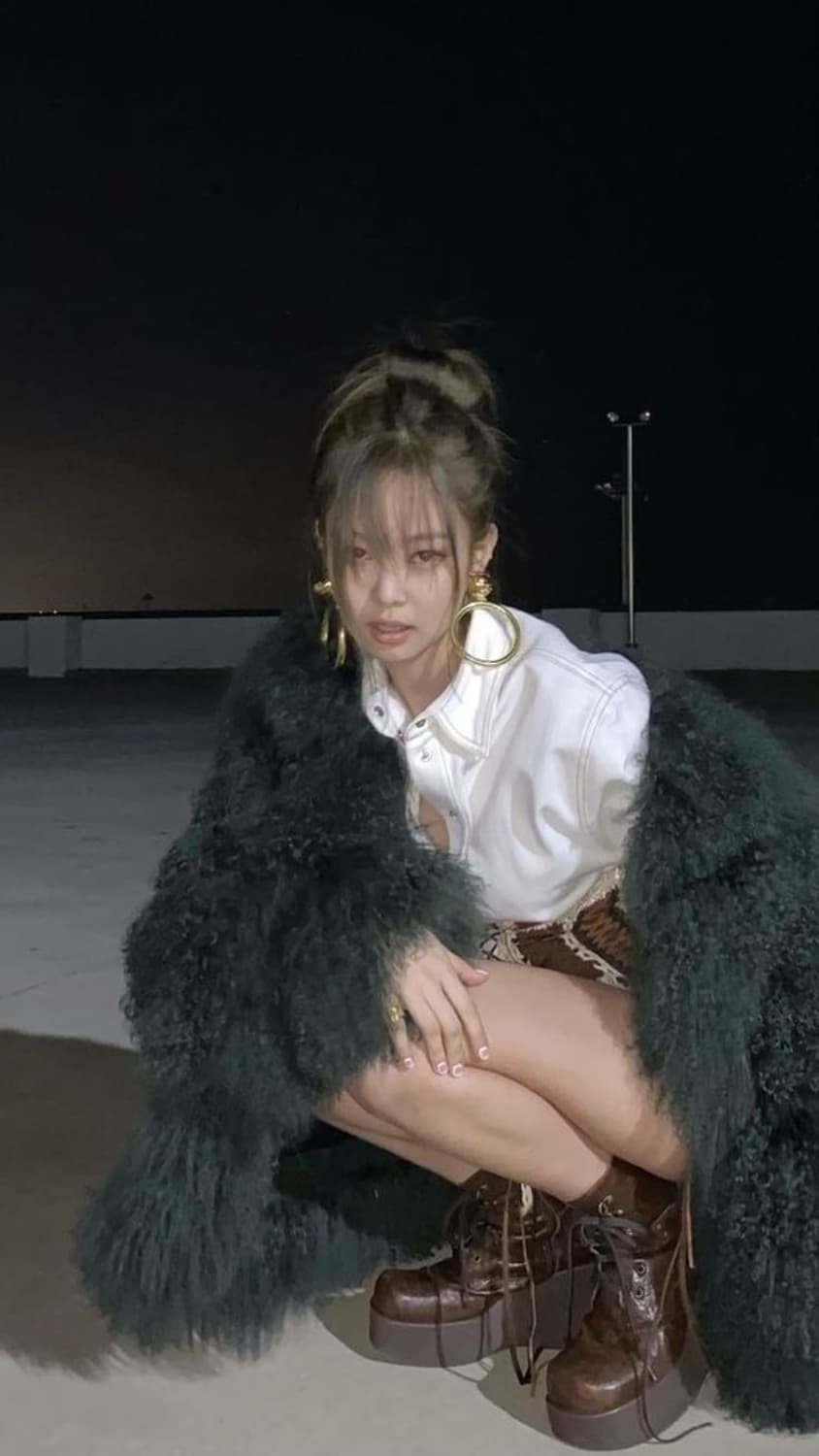 제니 퍼자켓 빈티지 퍼자켓 갸루깔 오네갸루 깃털퍼자켓 상품이미지4