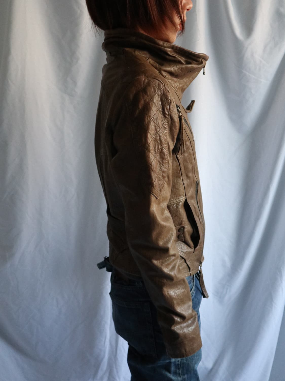 italian lambs skin leather jacket 상품이미지2