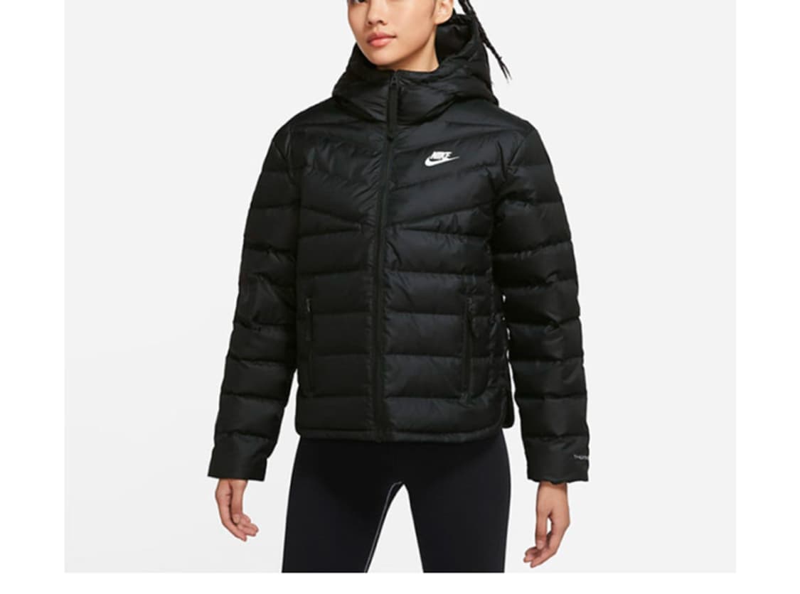 나이키 여성 써마핏 발수 경량 푸퍼 숏패딩 M _ 블랙 상품이미지2