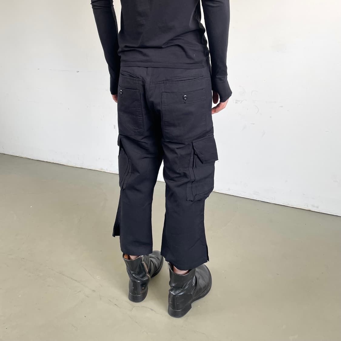 어태치먼트 크롭 랩 팬츠 상품이미지3