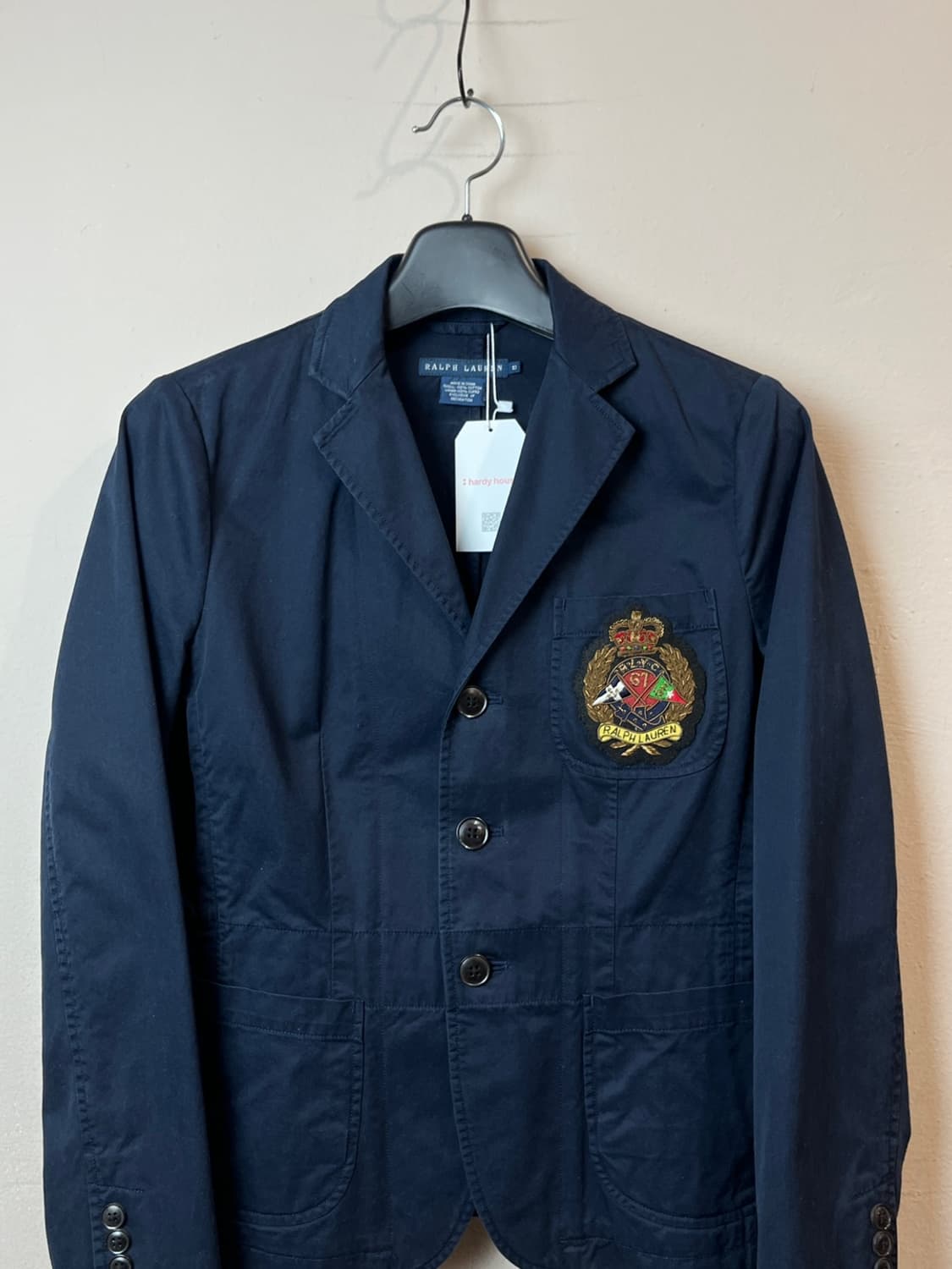 폴로 랄프로렌 크레스트 패치 코튼 블레이저 상품이미지2