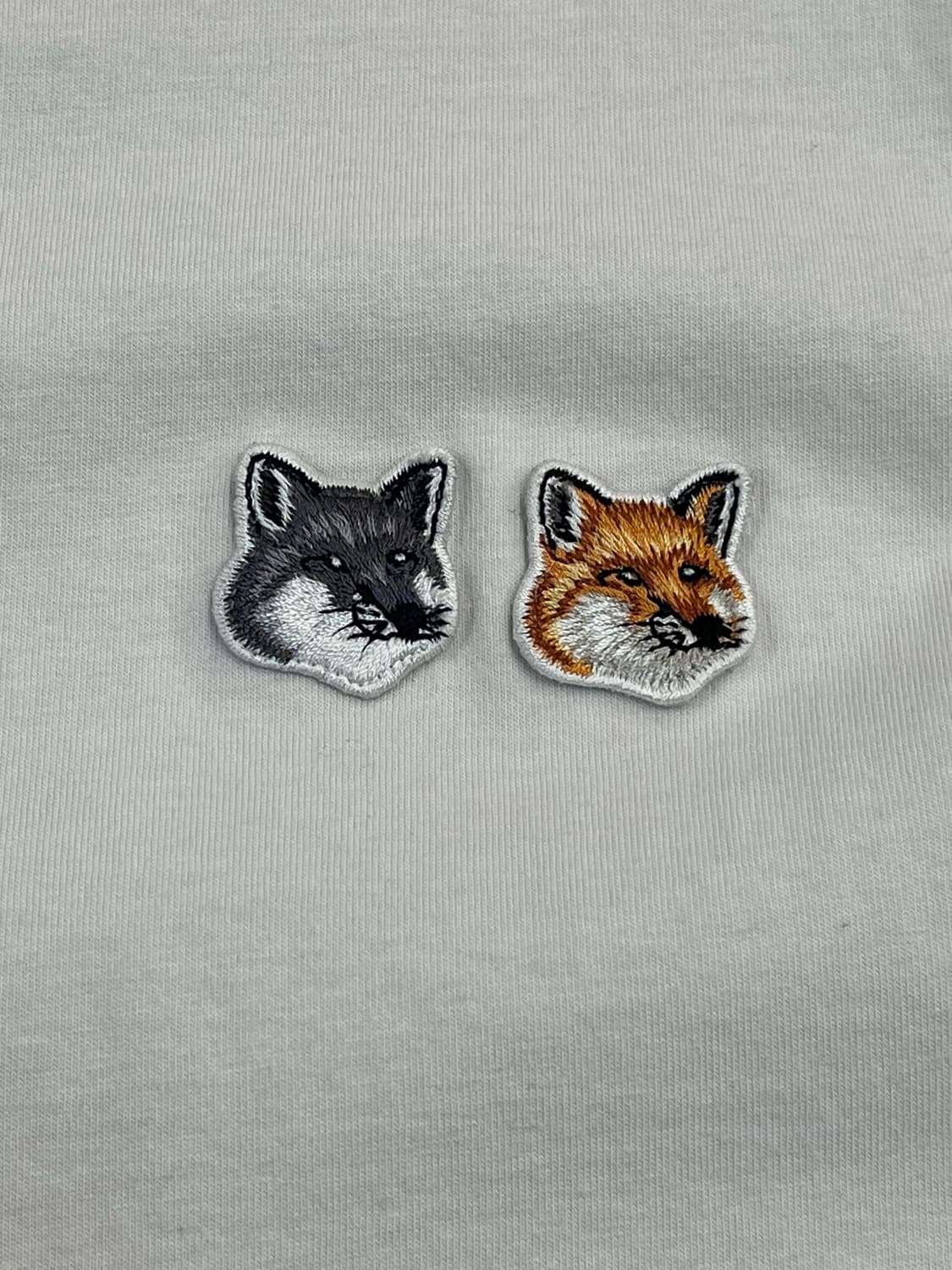 메종키츠네 더블폭스 반팔티 화이트 L #csz3412 상품이미지4