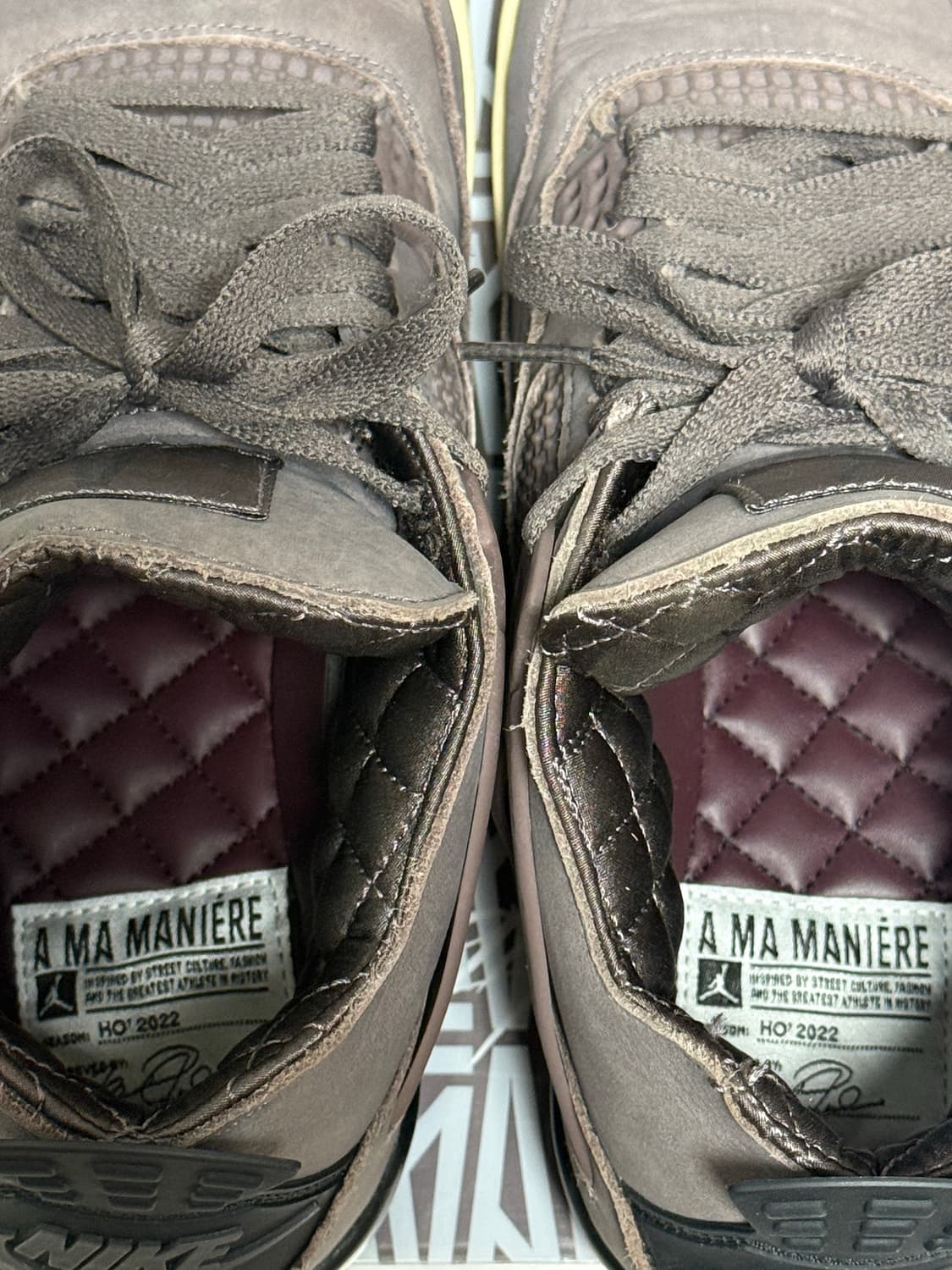 조던4 아 마 마니에르 레트로 바이올렛 250 상품이미지4