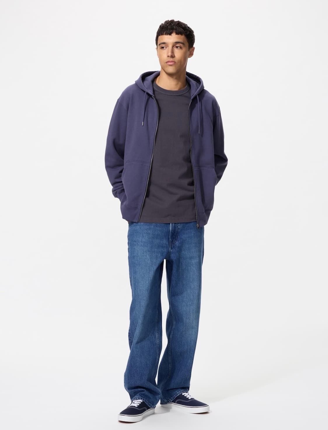 유니클로 와이드스트레이트진 상품이미지1